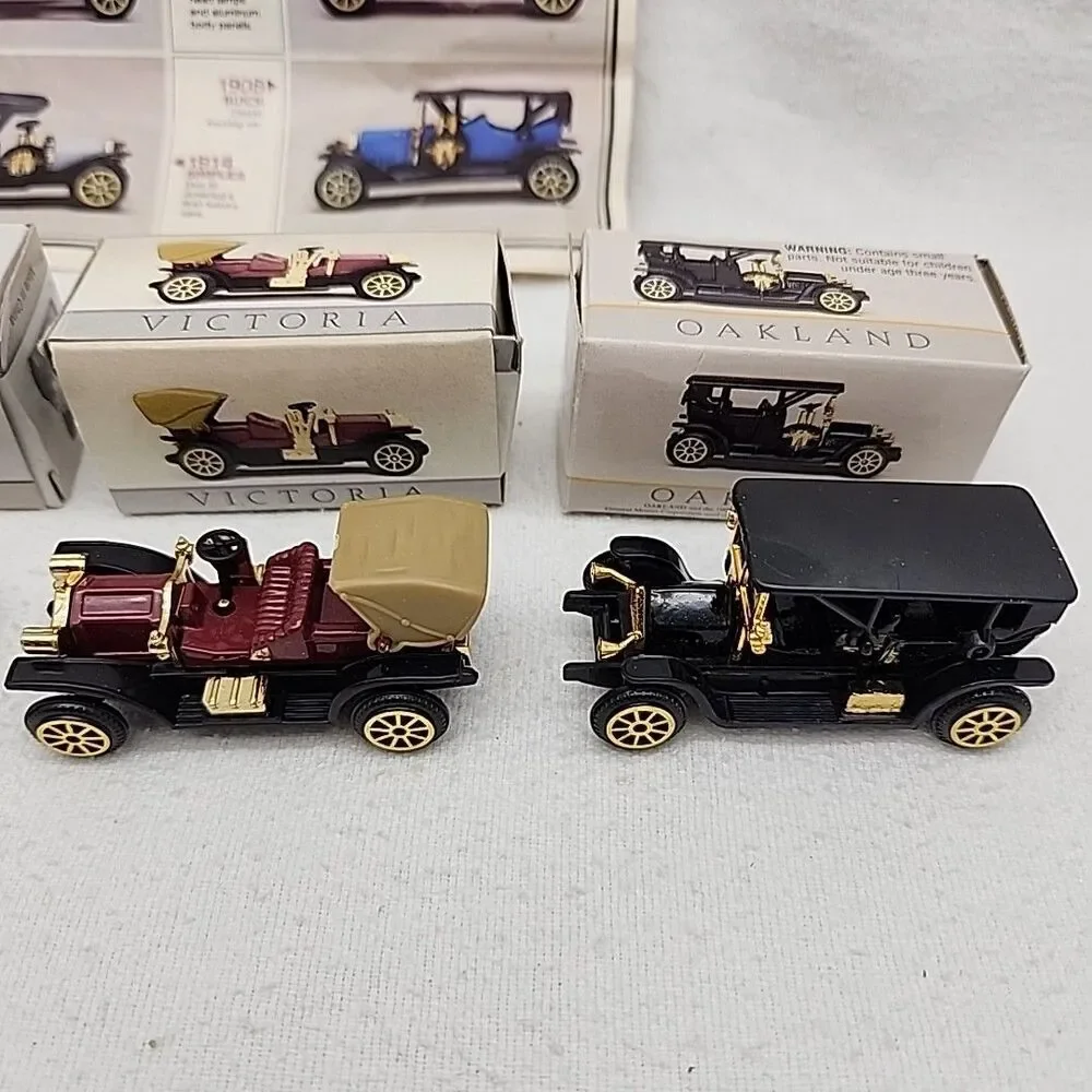 Car 4 Lot Reader's Digest 1:64 Scale Diecast Classic Mini New In Box & Ad VTG